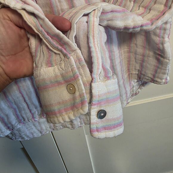 Rails $158 Ellis Gem Stripe Shirt, Top, Button Down, XS - Picture 7 of 12